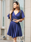 Blue-Barbie Co-ord Set