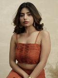 Textured Rust Top