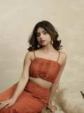 Textured Rust Top
