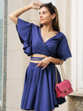 Blue-Barbie Co-ord Set