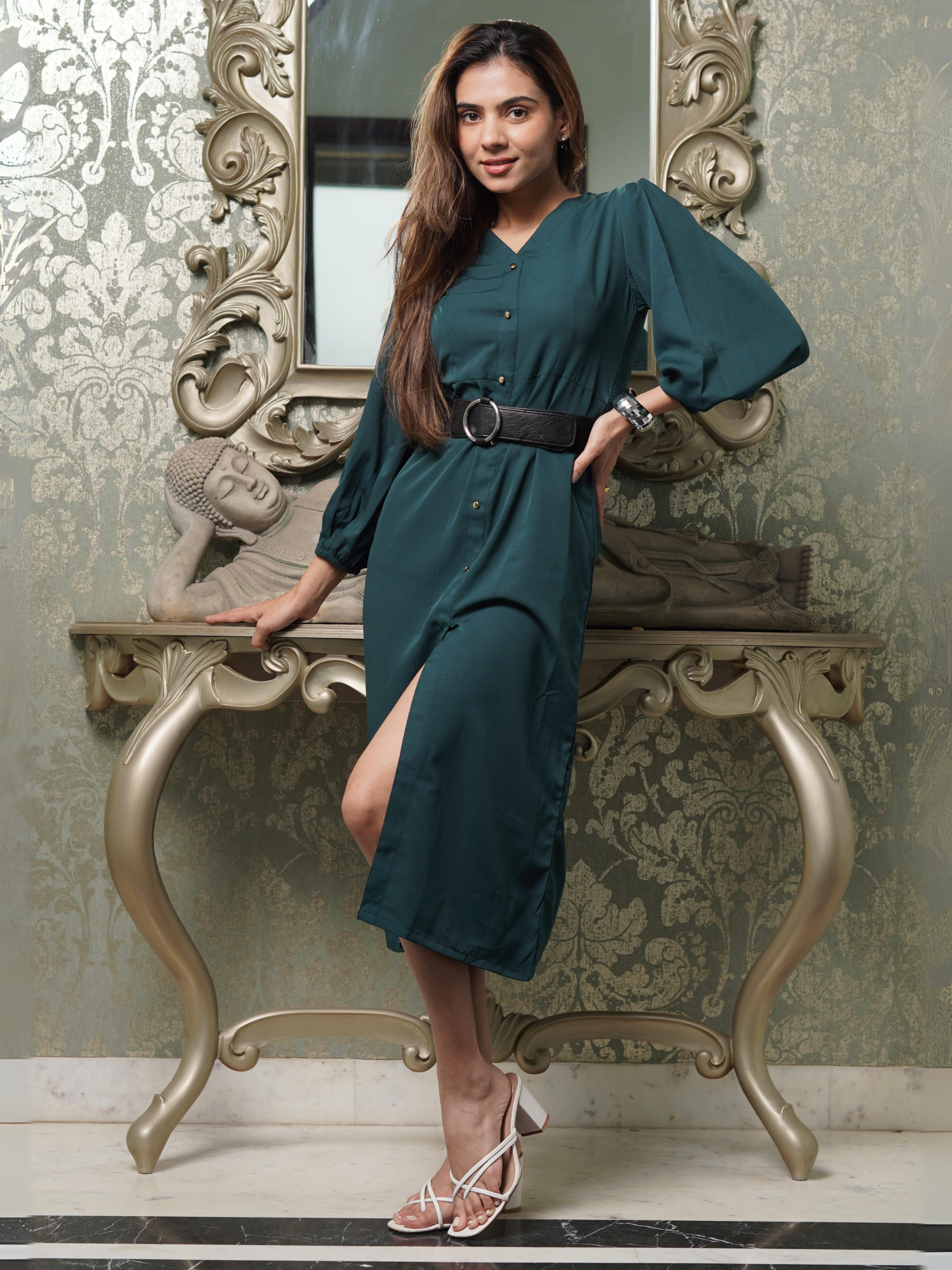 Green Pop Dress