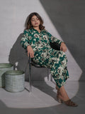 Green Abstract Co-ord Set