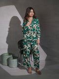 Green Abstract Co-ord Set