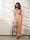 Strippy Peach Set