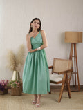 Mint Plunge neck Dress
