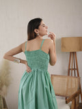Mint Plunge neck Dress